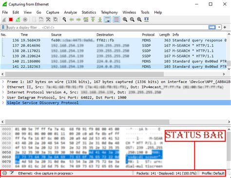 wireshark dropped packets list